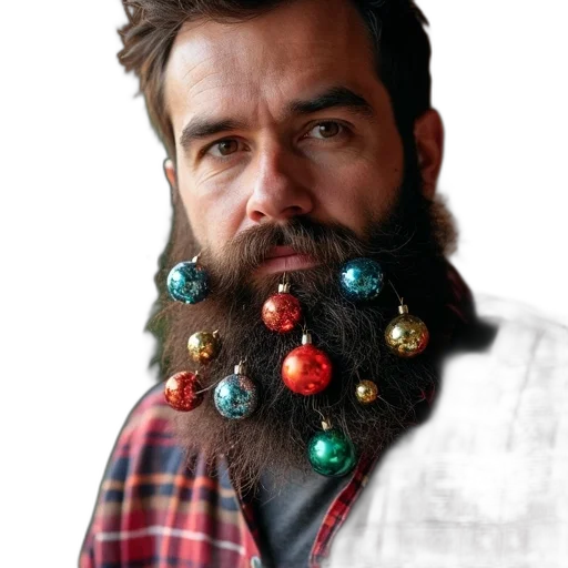 jewelry, hair, photorealistic, man transparent PNG cut-out