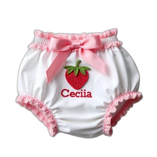 white, baby, diaper, pink transparent PNG cut-out