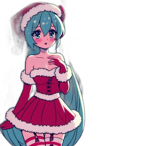 dress, staff, robot, pixel art transparent PNG cut-out