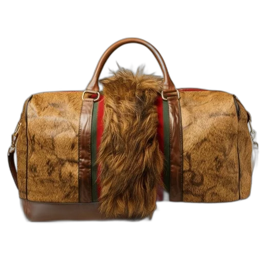 luxurious, travel, bag, textured transparent PNG cut-out