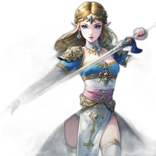 sword, staff, weapon, fantasy art transparent PNG cut-out