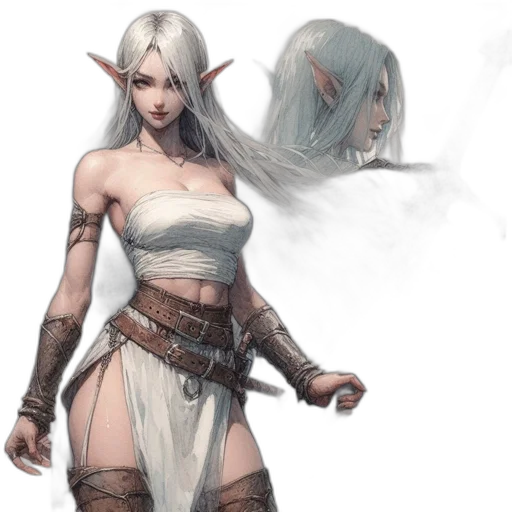 staff, fantasy art, concept art, comic book art transparent PNG cut-out