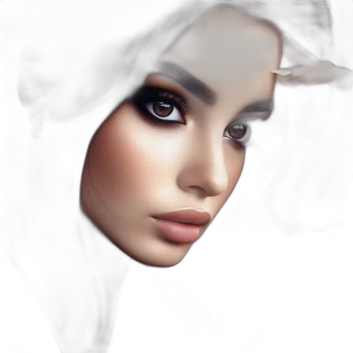 face, mask, jewelry, hair transparent PNG cut-out