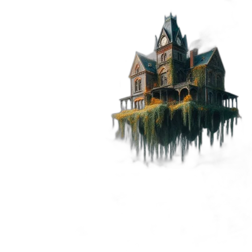 building, concept art, watercolor, fantasy art transparent PNG cut-out