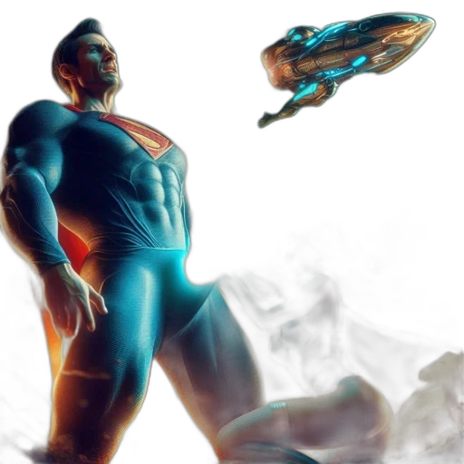 concept art, comic book art, fantasy art, 3d render transparent PNG cut-out
