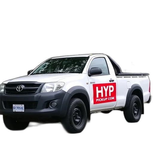car, 3d render, white, pickup transparent PNG cut-out