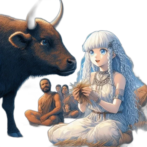 animal, fantasy art, concept art, anime transparent PNG cut-out