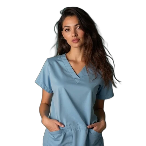 dress, staff, jacket, blue transparent PNG cut-out