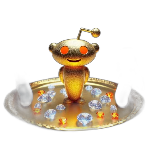 crown, robot, jewelry, staff transparent PNG cut-out