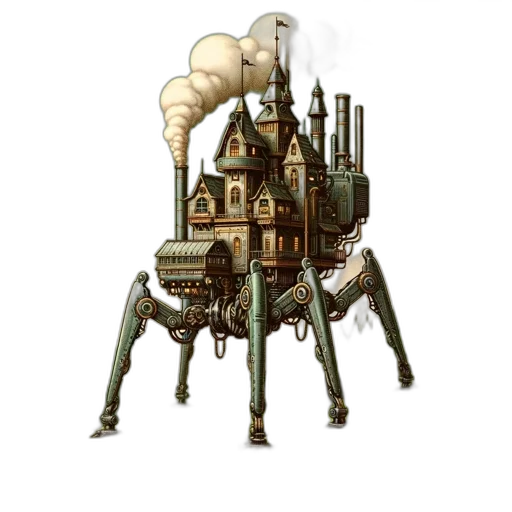 robot, furniture, building, weapon transparent PNG cut-out