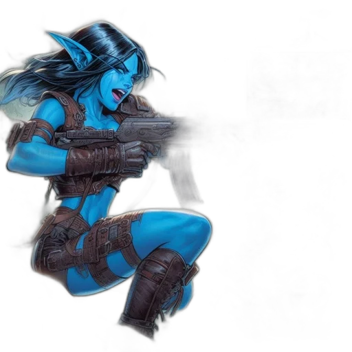 weapon, concept art, fantasy art, comic book art transparent PNG cut-out