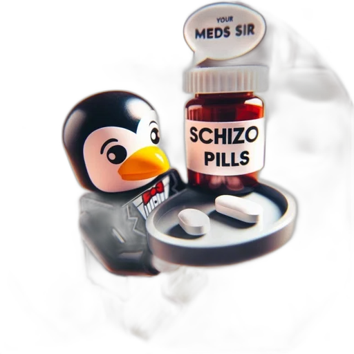 3d render, lego, penguin, figure transparent PNG cut-out