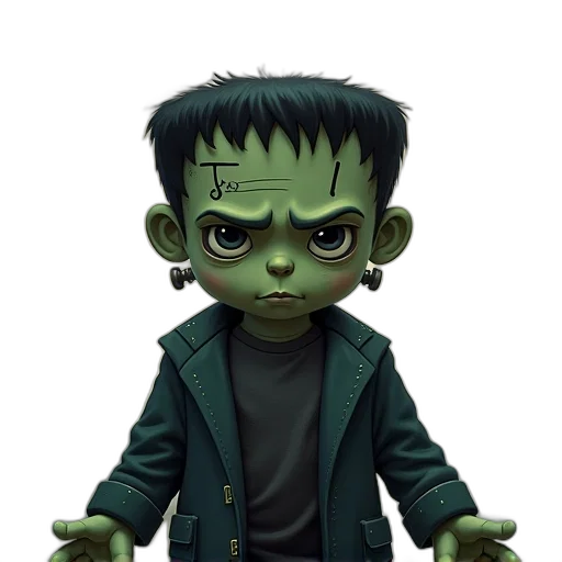 3d render, concept art, comic book art, cartoon transparent PNG cut-out