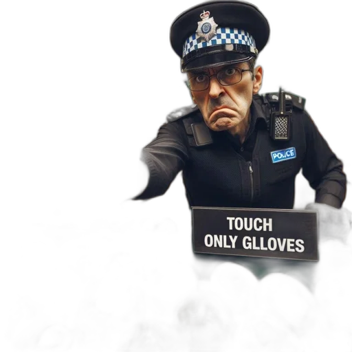 staff, concept art, police, officer transparent PNG cut-out