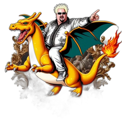 dragon, concept art, cartoon, fantasy art transparent PNG cut-out