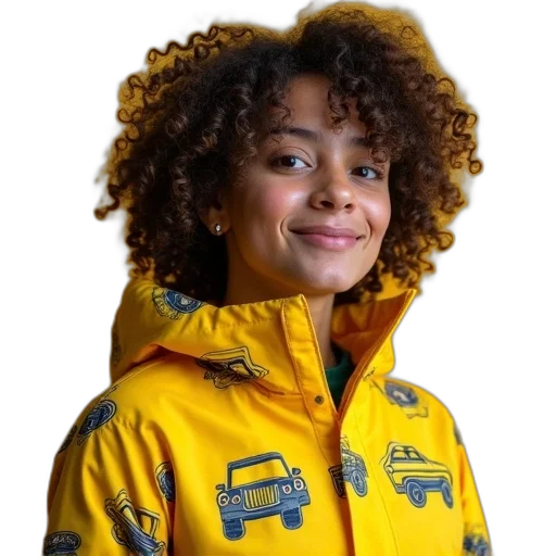 jacket, staff, face, person transparent PNG cut-out
