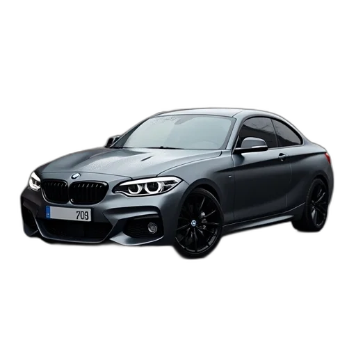 car, photorealistic, 3d render, bmw transparent PNG cut-out