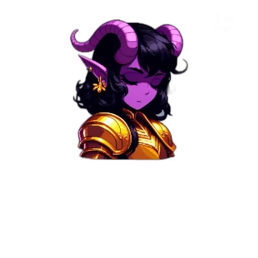 crown, staff, dragon, hair transparent PNG cut-out