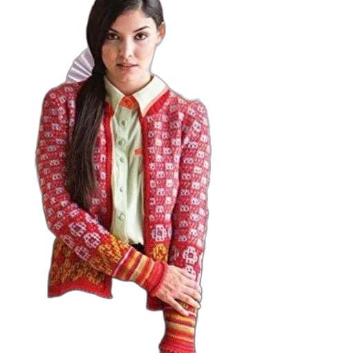 jacket, staff, dress, 3d render transparent PNG cut-out