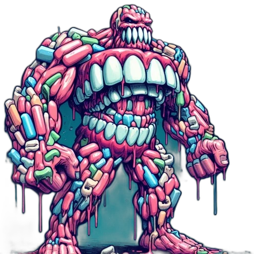 creature, robot, concept art, pixel art transparent PNG cut-out