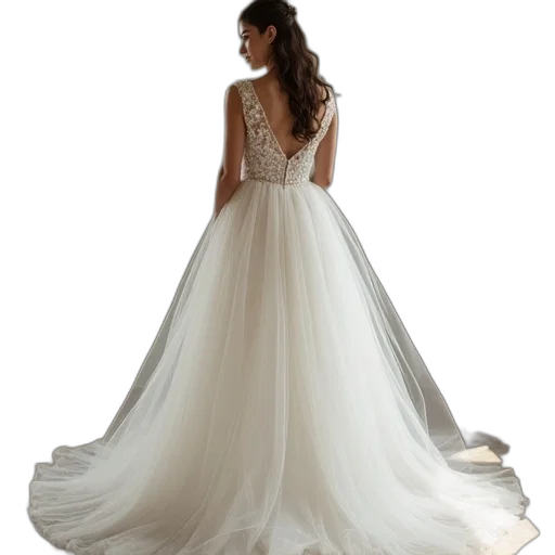 dress, line, princess, neck transparent PNG cut-out
