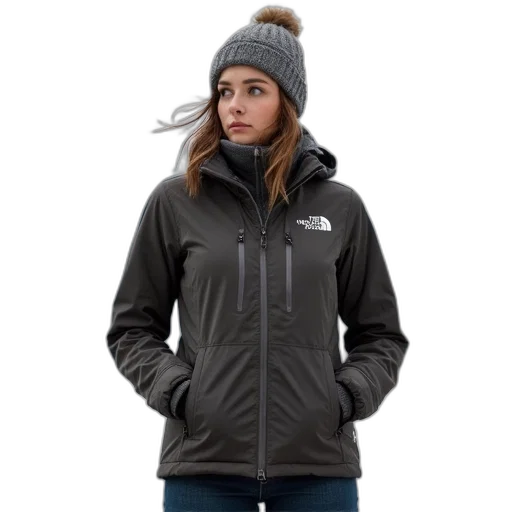 jacket, hat, monochrome, north transparent PNG cut-out