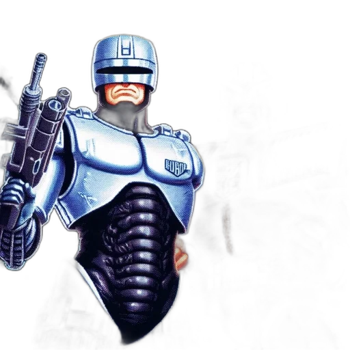 robot, weapon, concept art, comic book art transparent PNG cut-out