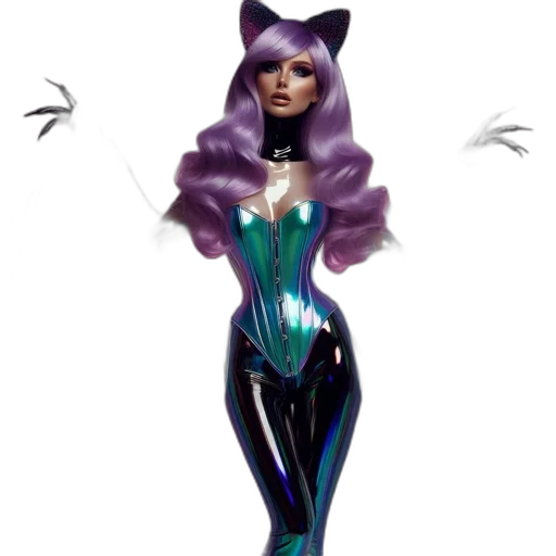 dress, concept art, fantasy art, comic book art transparent PNG cut-out