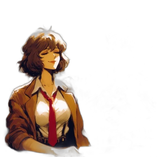 jacket, staff, face, robot transparent PNG cut-out