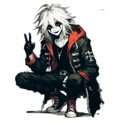 jacket, mask, creature, concept art transparent PNG cut-out