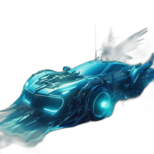 car, dragon, weapon, concept art transparent PNG cut-out
