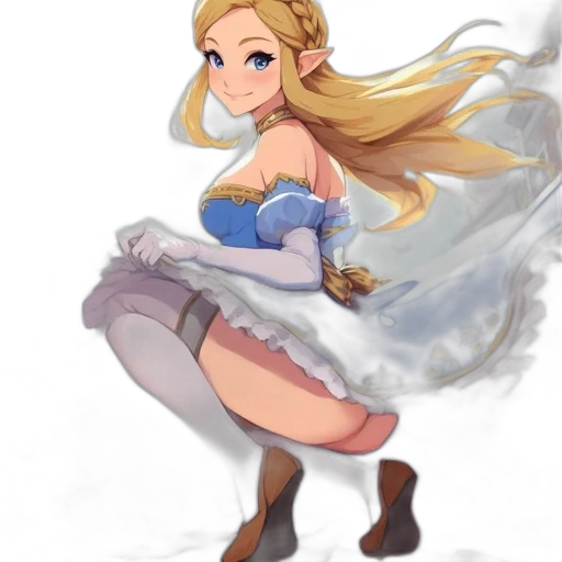 dress, crown, sword, staff transparent PNG cut-out