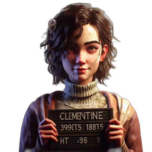 creature, face, jacket, concept art transparent PNG cut-out