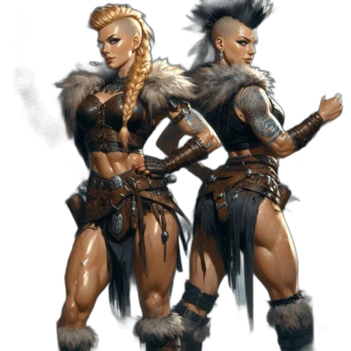 concept art, fantasy art, comic book art, cyberpunk transparent PNG cut-out