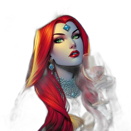 jewelry, fantasy art, concept art, comic book art transparent PNG cut-out