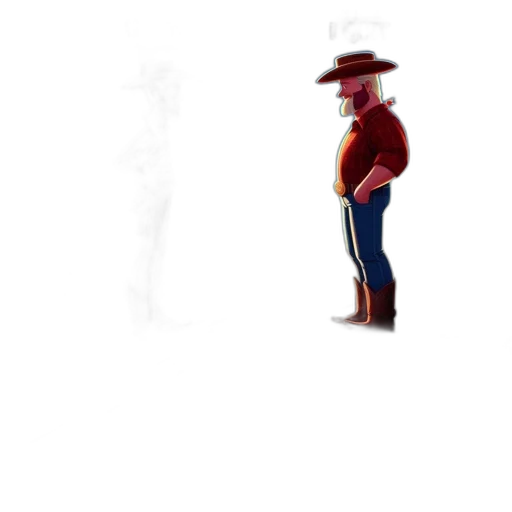 hat, robot, staff, animal transparent PNG cut-out