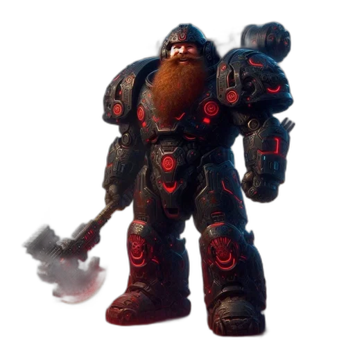 robot, weapon, staff, creature transparent PNG cut-out