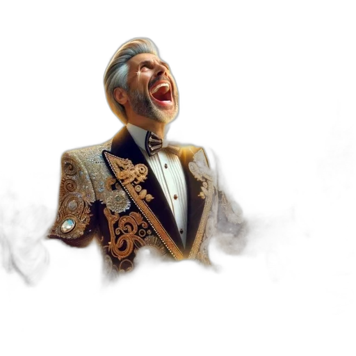 jacket, mask, face, staff transparent PNG cut-out