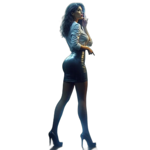 dress, concept art, 3d render, photorealistic transparent PNG cut-out