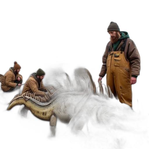 dragon, creature, animal, staff transparent PNG cut-out