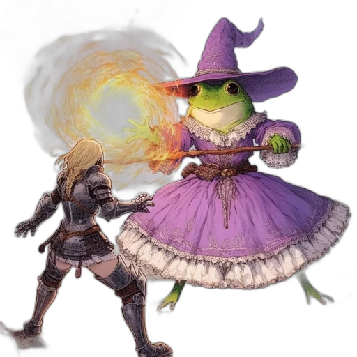 staff, dragon, mask, hat transparent PNG cut-out