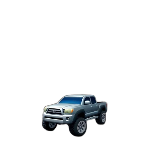 car, animal, weapon, 3d render transparent PNG cut-out