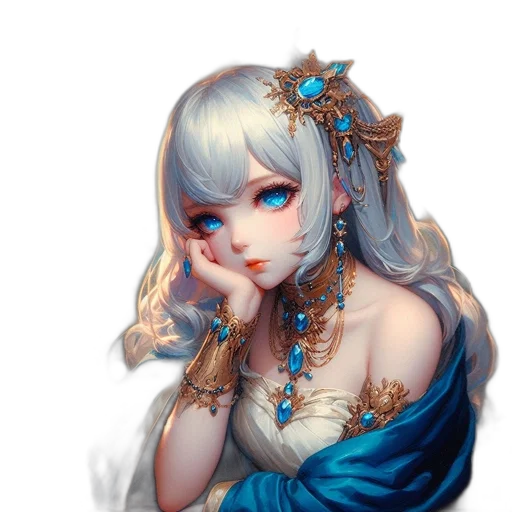 crown, jewelry, face, dress transparent PNG cut-out