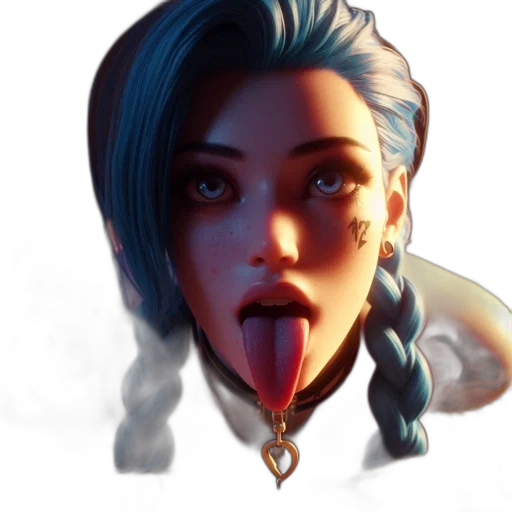 face, creature, jewelry, staff transparent PNG cut-out