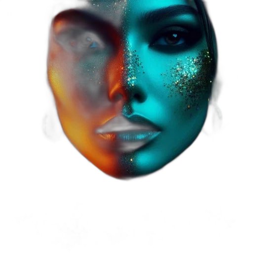 mask, face, jewelry, robot transparent PNG cut-out