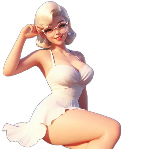 dress, concept art, 3d render, pixel art transparent PNG cut-out