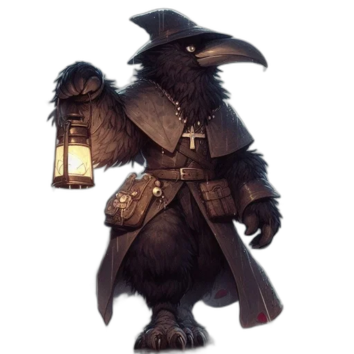 staff, mask, creature, hat transparent PNG cut-out