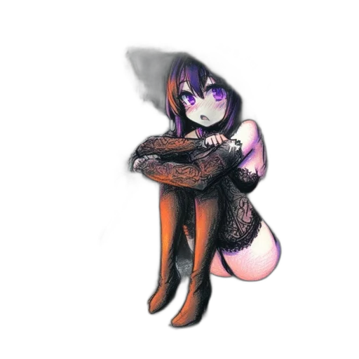 staff, dress, creature, mask transparent PNG cut-out