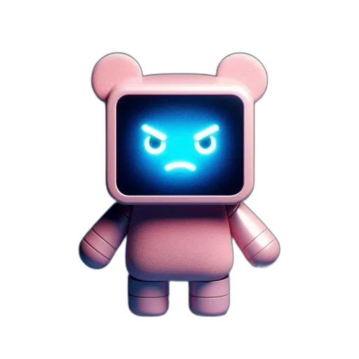 robot, creature, animal, staff transparent PNG cut-out