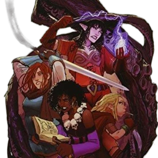 staff, jacket, jewelry, comic book art transparent PNG cut-out